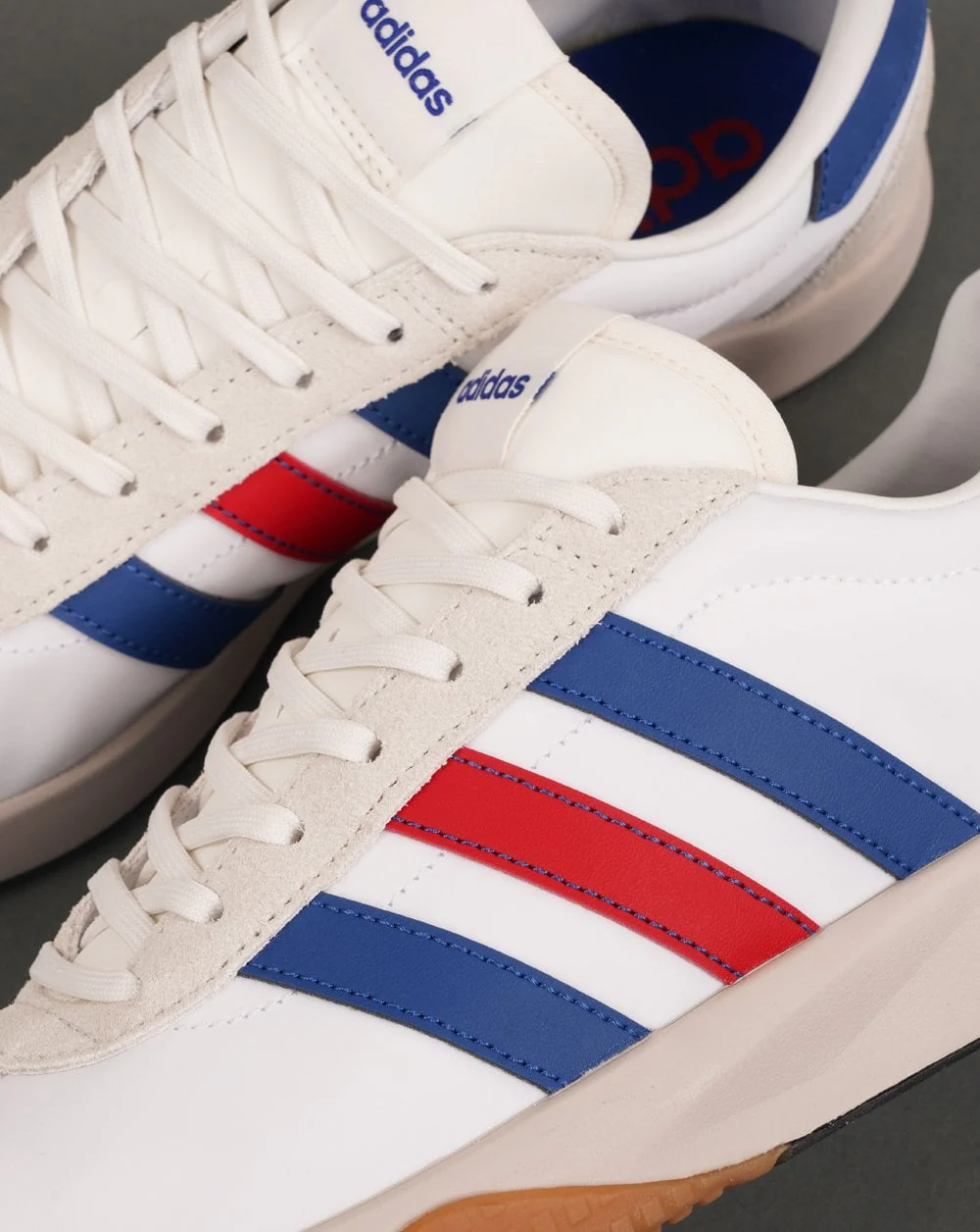 Adidas Run 76/26 Trainers White Royal - Image 3
