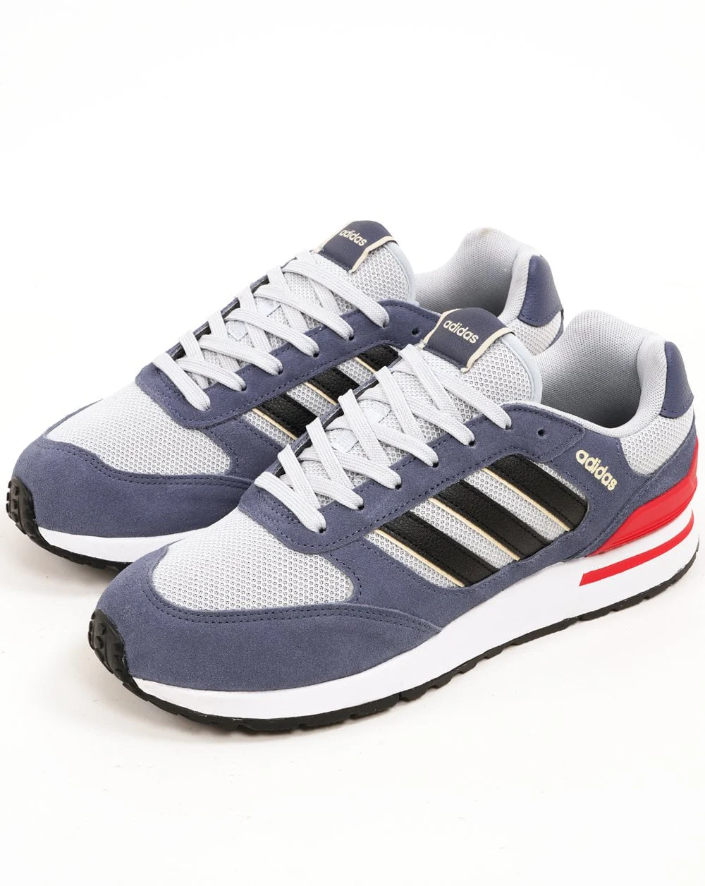 Adidas Run 80s Trainers Mist Blue - Black - Image 2