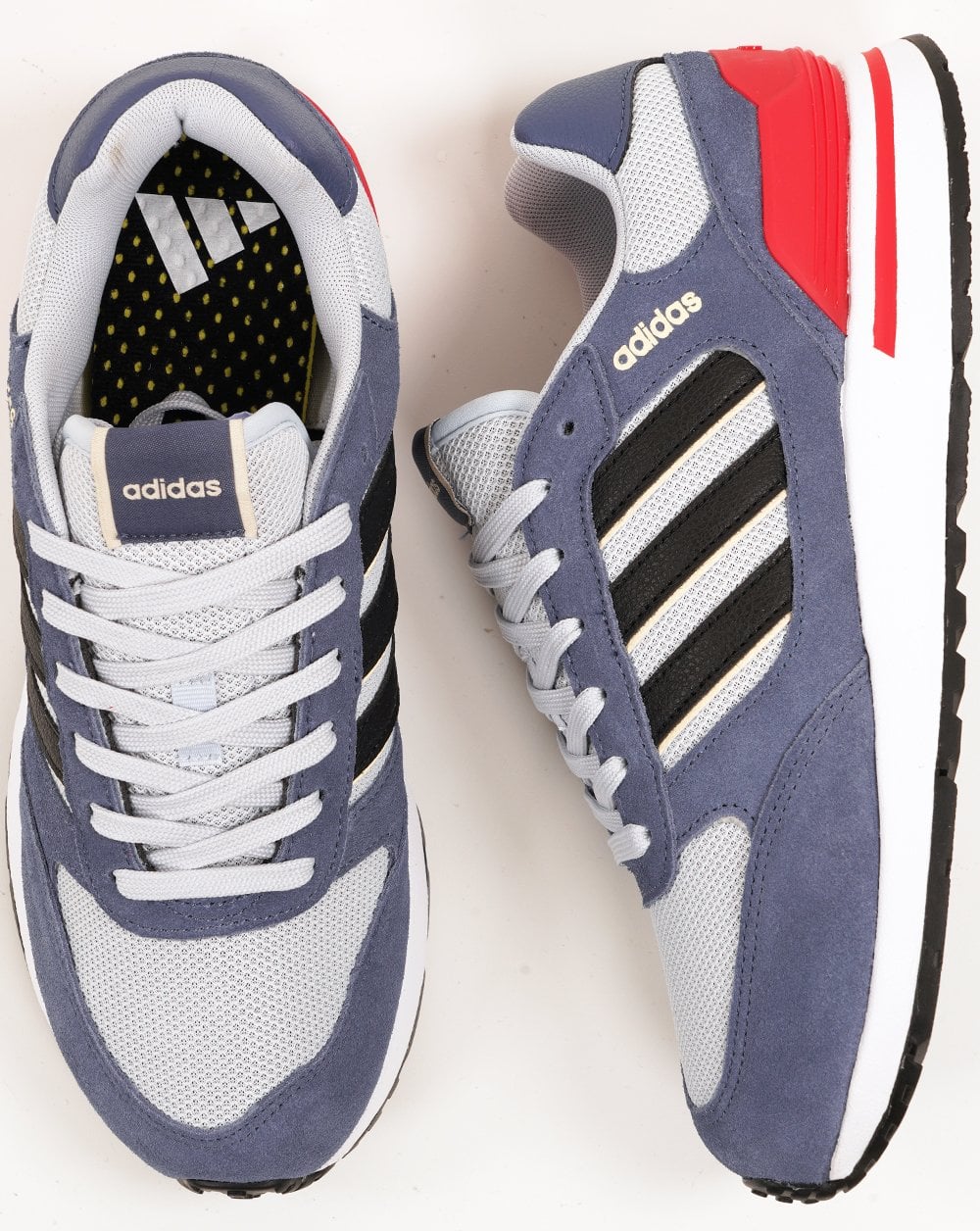 Adidas Run 80s Trainers Mist Blue - Black - Image 4