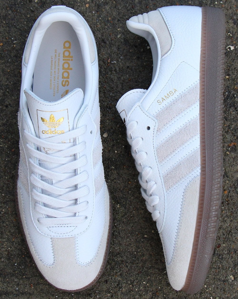 Adidas Samba Og Ft Trainers Crystal White - Image 2