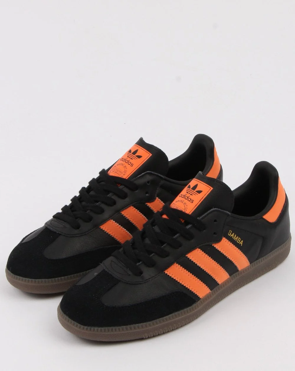 Adidas Samba Og Trainers Black/ Orange - Image 3