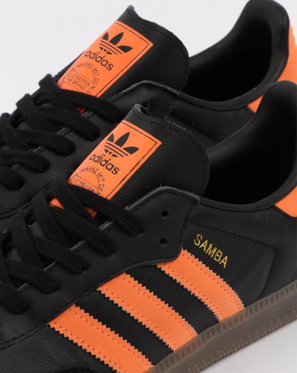 Adidas Samba Og Trainers Black/ Orange - Image 4