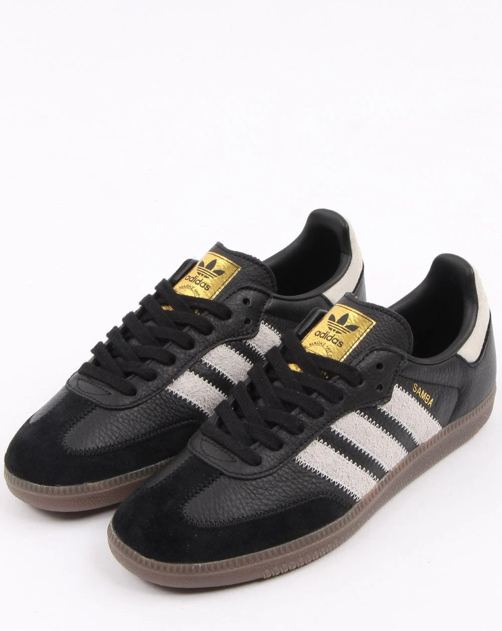 Adidas Samba Og Trainers Black/Raw White - Image 4