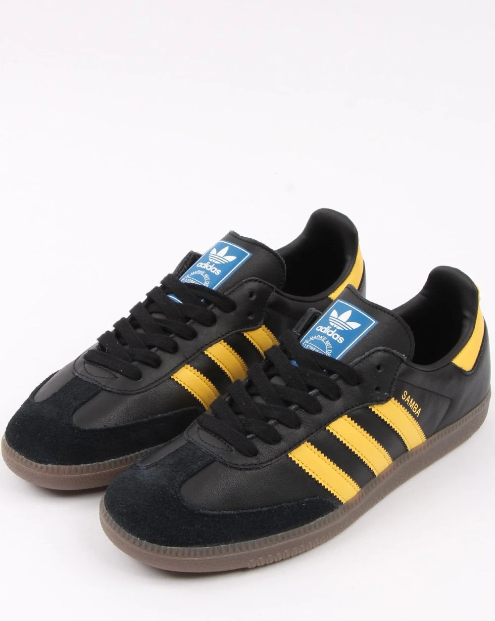 Adidas Samba Og Trainers Black/Yellow - Image 3