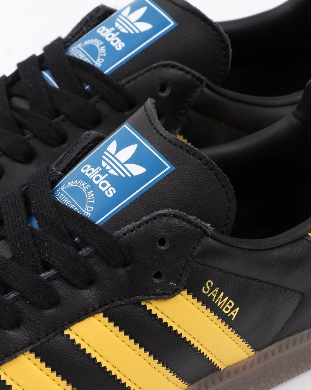 Adidas Samba Og Trainers Black/Yellow - Image 4