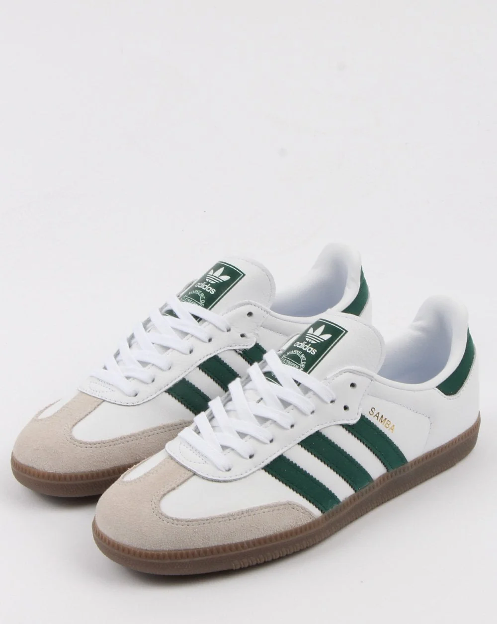Adidas Samba Og Trainers White/collegiate Green - Image 4