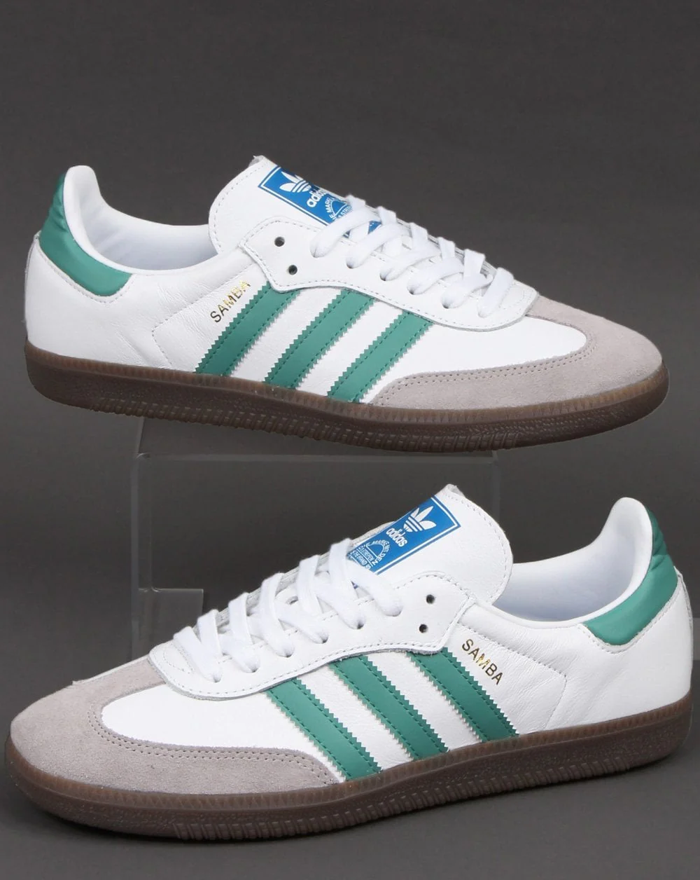 Adidas Samba Og Trainers White/Light Green