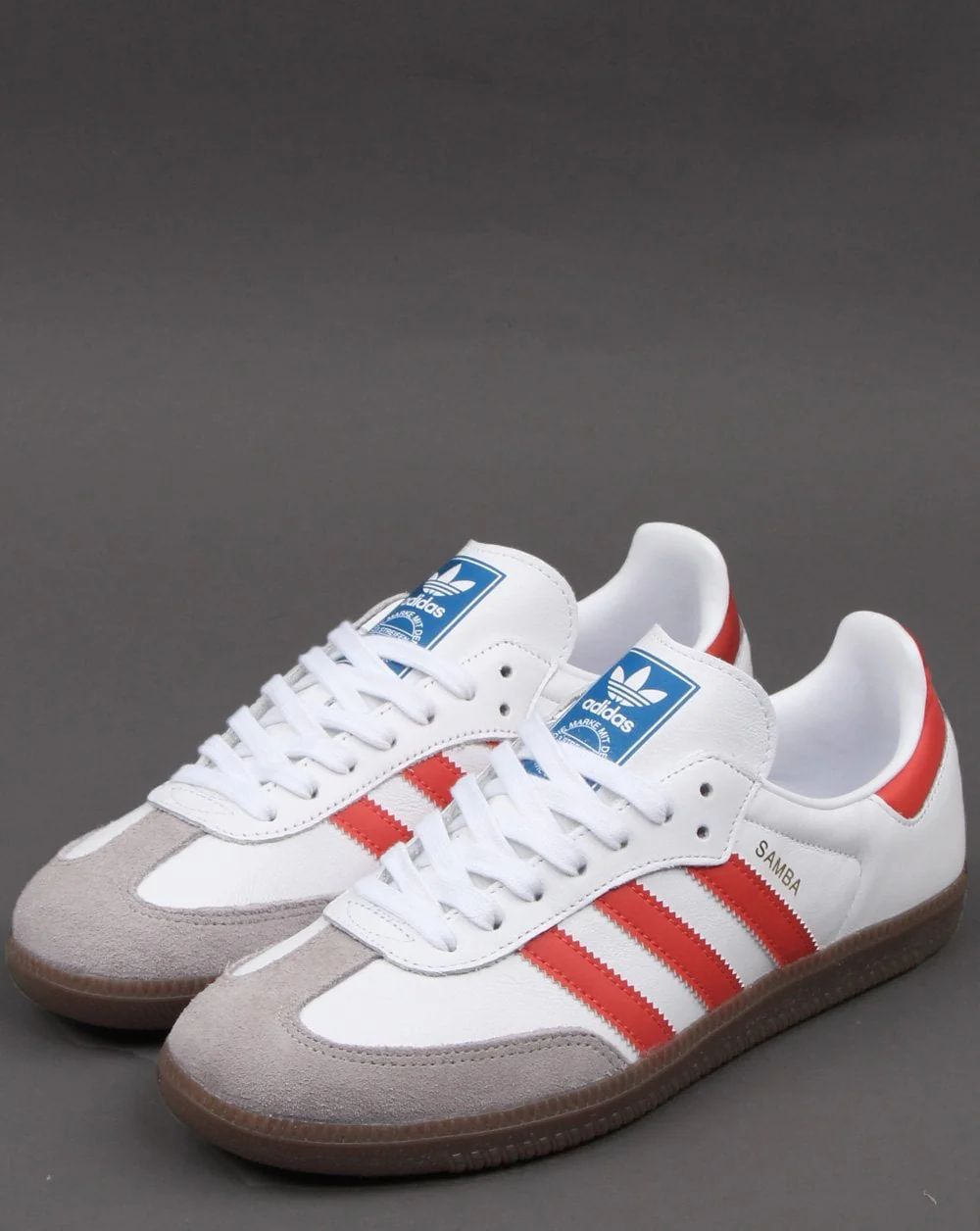 Adidas Samba Og Trainers White/Trace Scarlet - Image 4