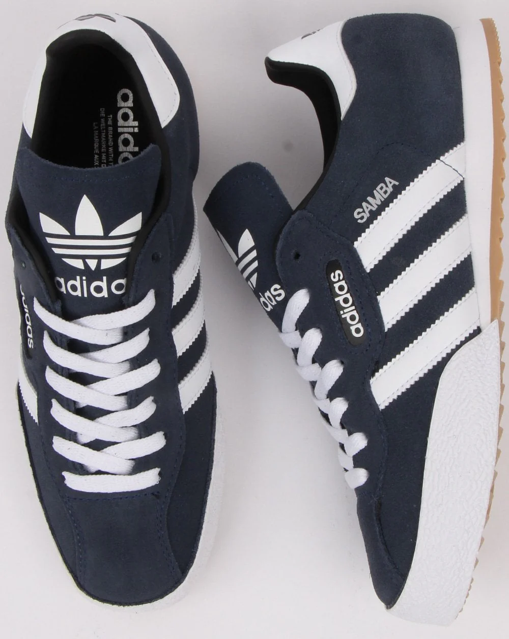 Adidas Samba Super Trainers Navy/white - Image 2
