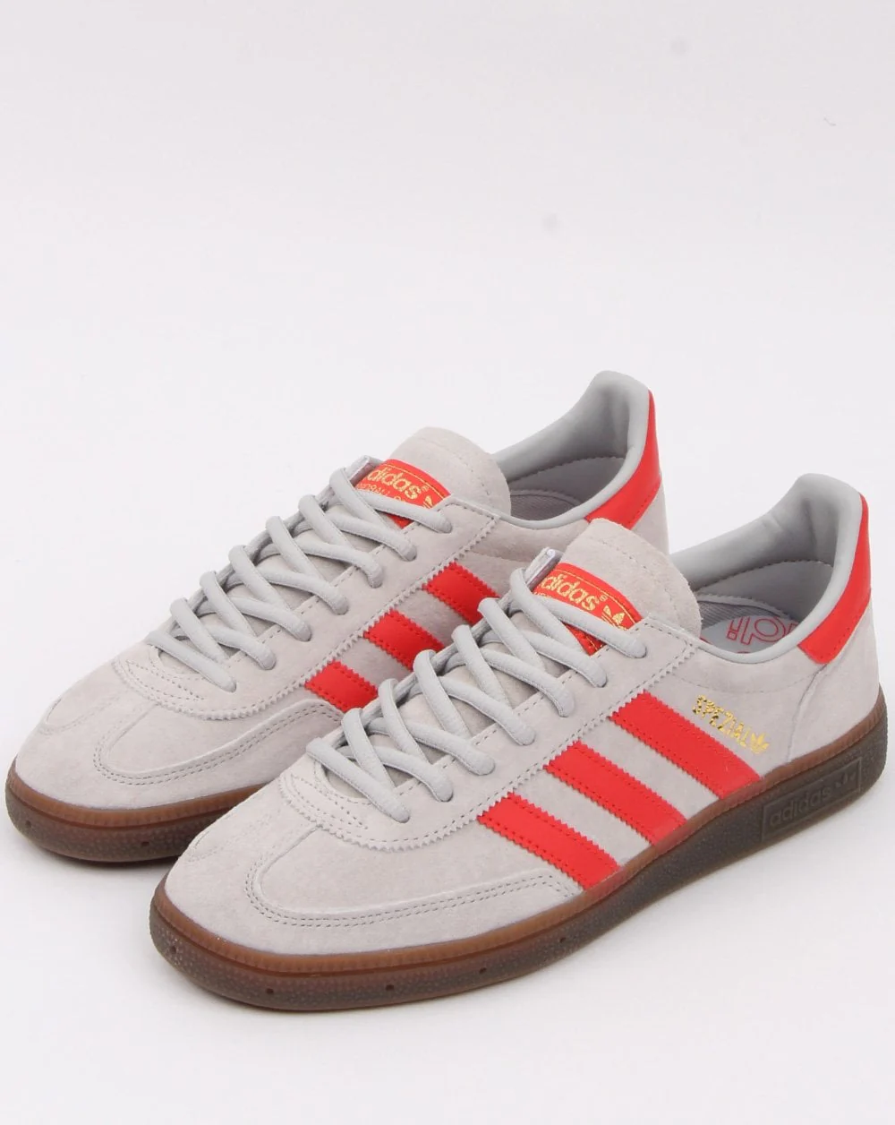 Adidas Spezial Trainers Grey/Red - Image 4