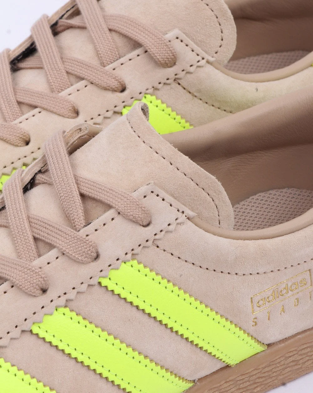 Adidas Stadt Trainers Sand/Yellow - Image 2