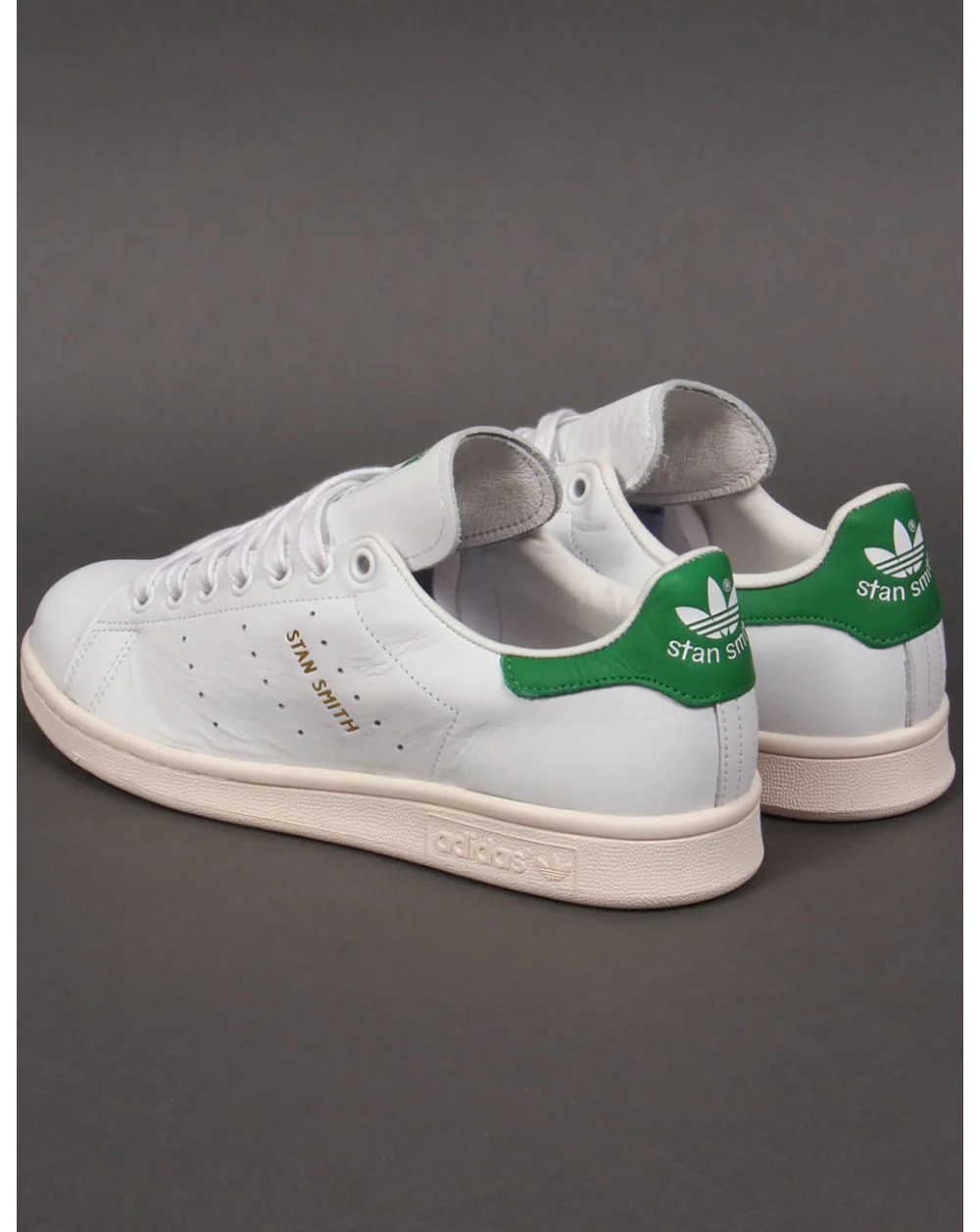 Adidas Stan Smith Trainers White/green/gold - Image 4