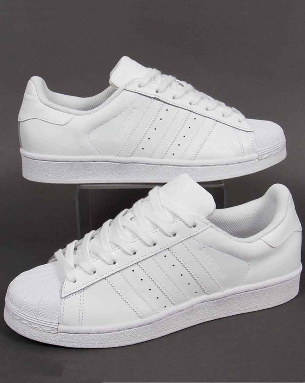 Adidas Superstar Trainers Triple White