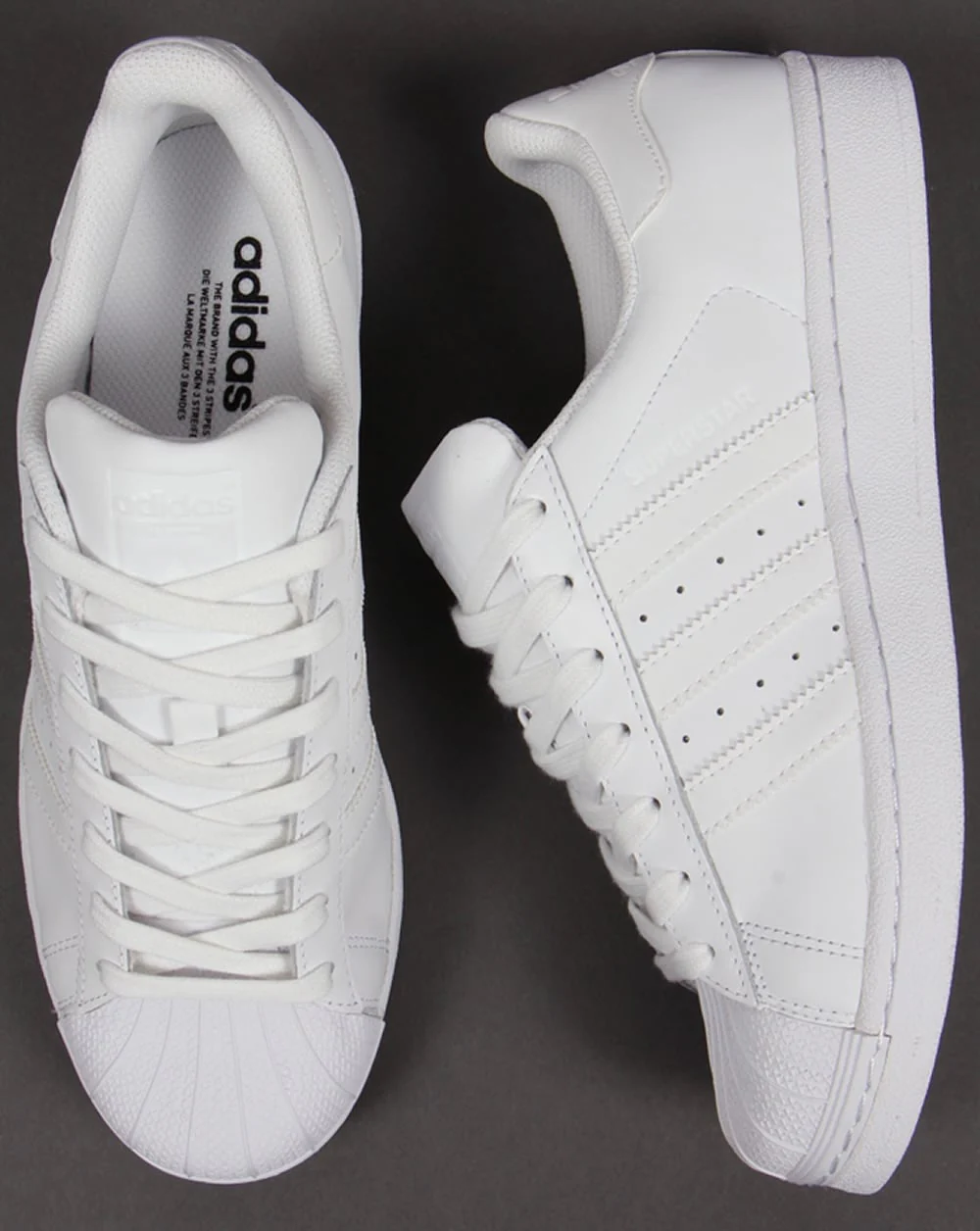 Adidas Superstar Trainers Triple White - Image 2