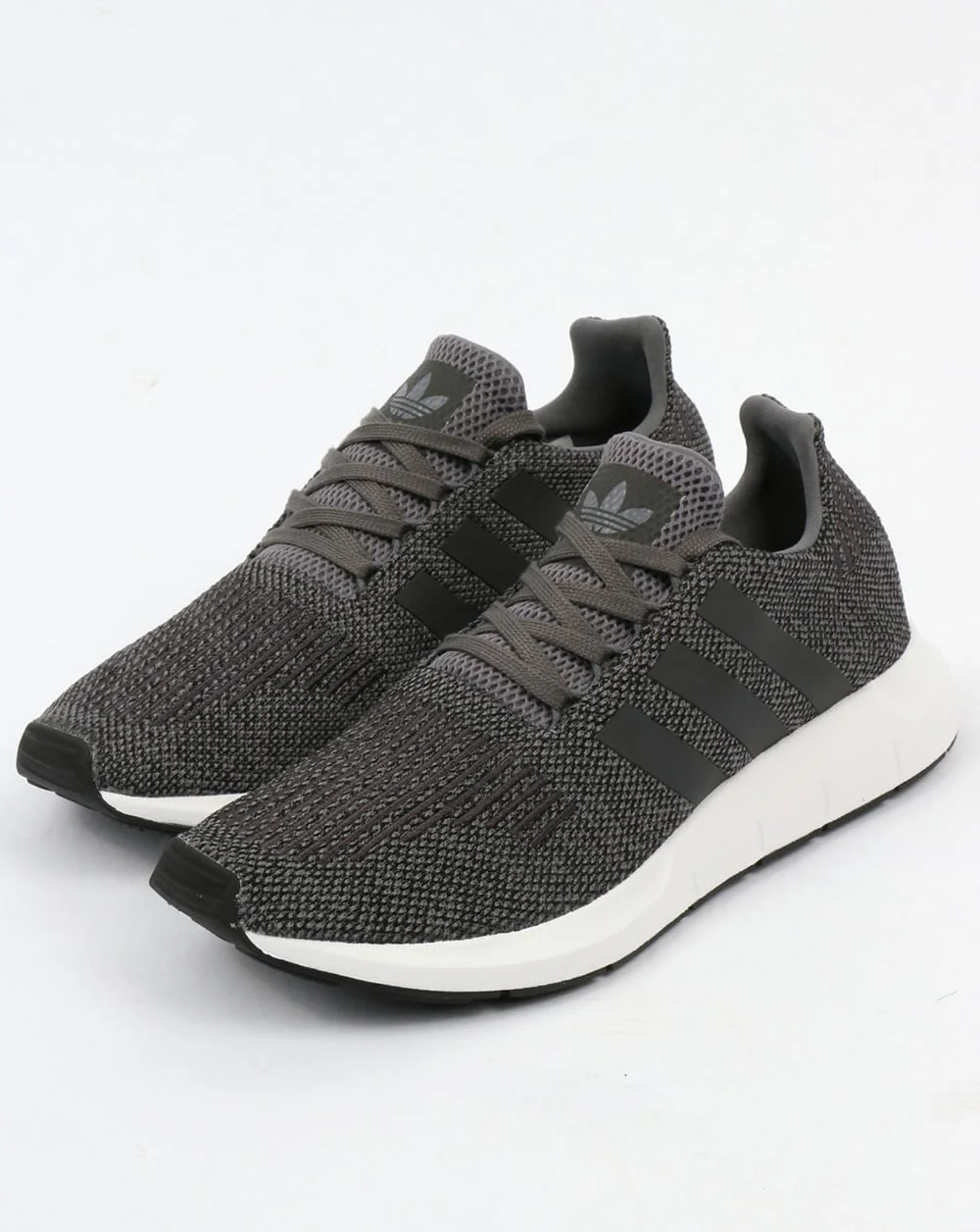 Adidas Swift Run Trainers Grey/Black - Image 3