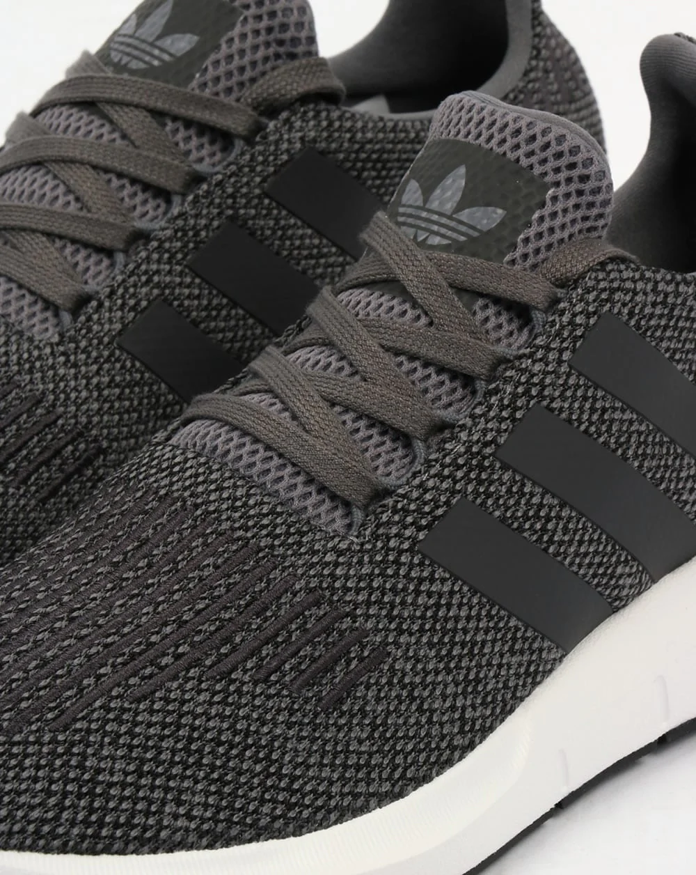 Adidas Swift Run Trainers Grey/Black - Image 4