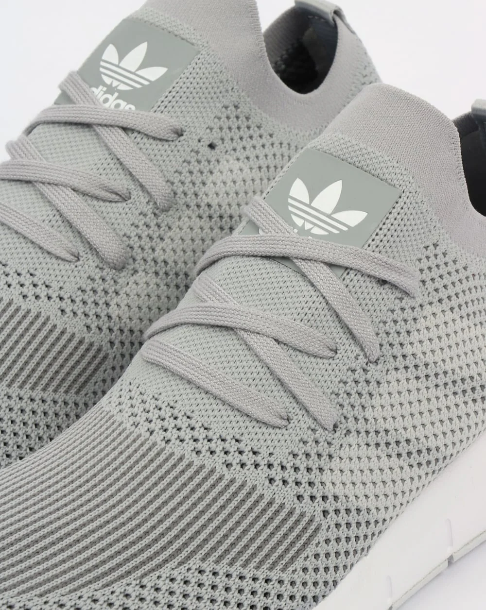 Adidas Swift Run Trainers Grey/White - Image 4