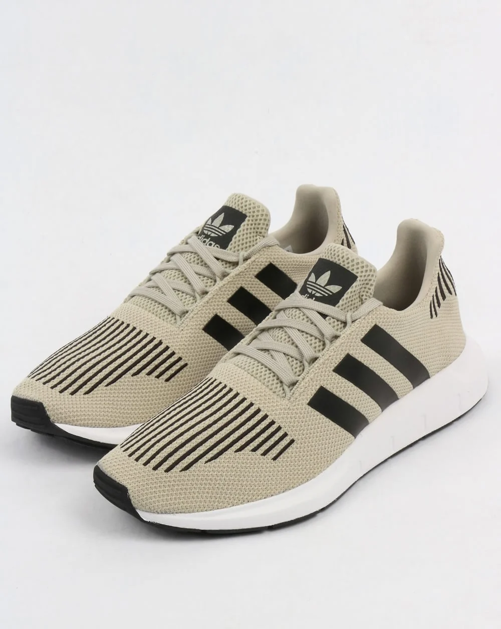 Adidas Swift Run Trainers Sesame/Black/White - Image 3