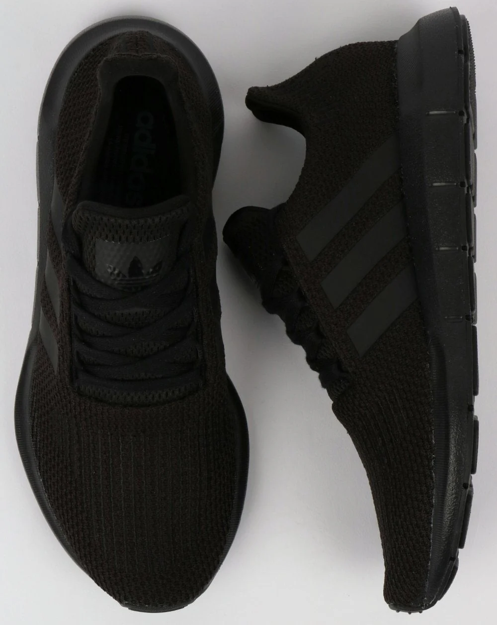 Adidas Swift Run Trainers Triple Black - Image 2