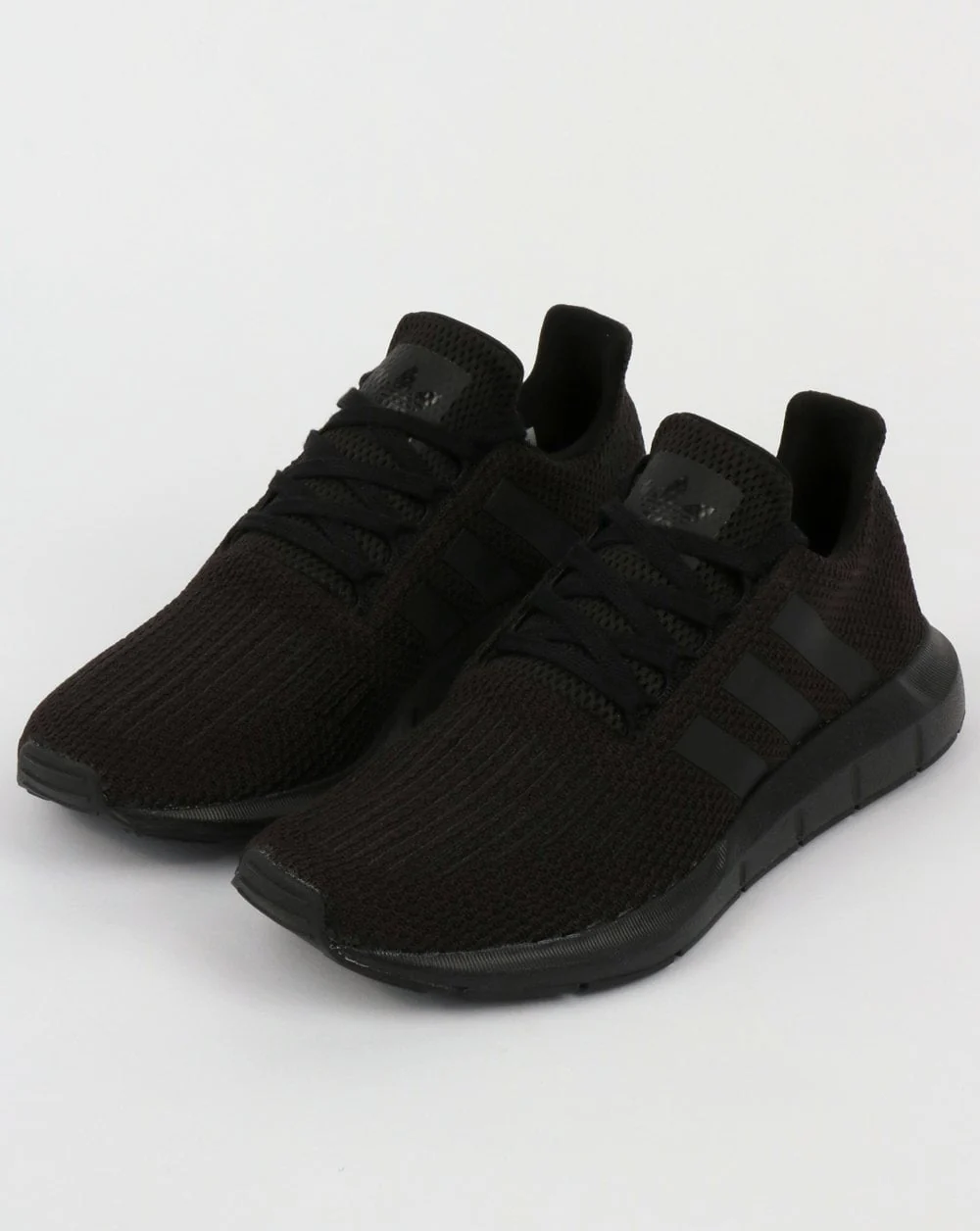Adidas Swift Run Trainers Triple Black - Image 3