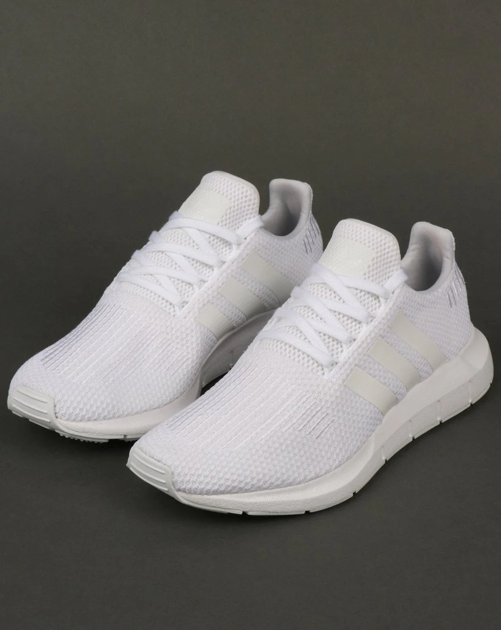 Adidas Swift Run Trainers Triple White - Image 3
