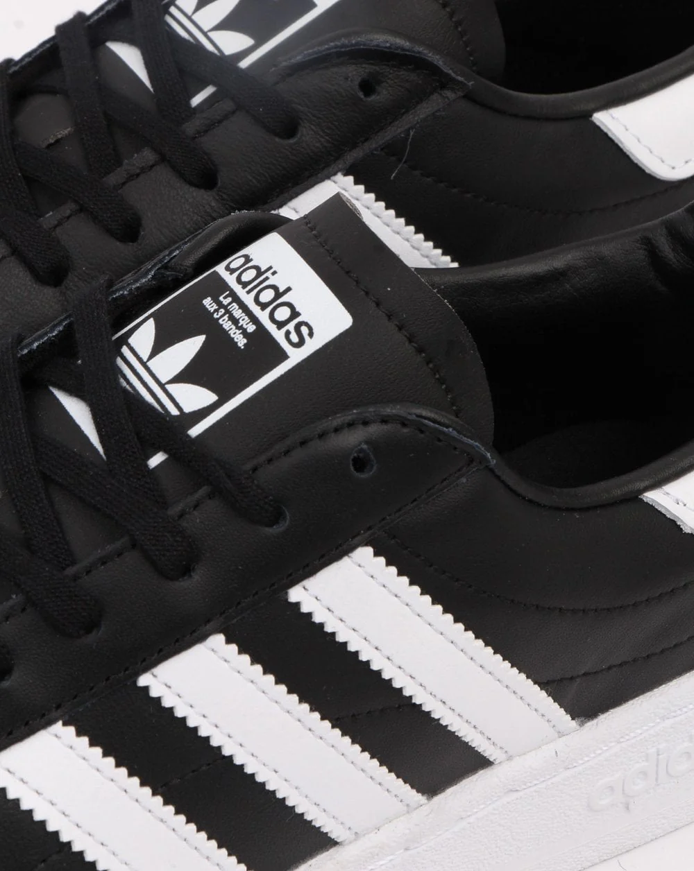 Adidas Team Court Trainers Black/White - Image 4