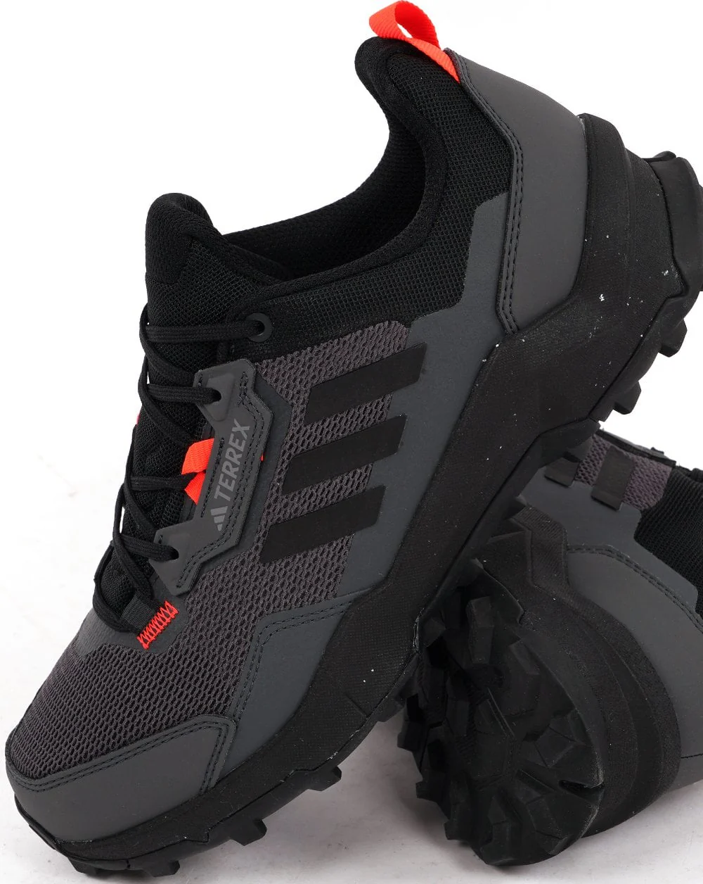 Adidas Terrex AX4 Hiking Shoes Grey Six/Solar Red/Carbon
