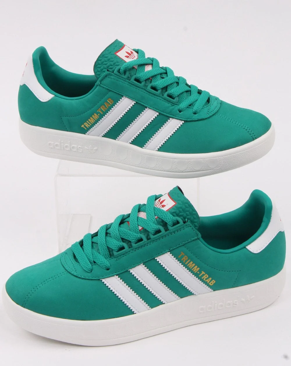 Adidas Trimm Trab Trainers Glory Green/White