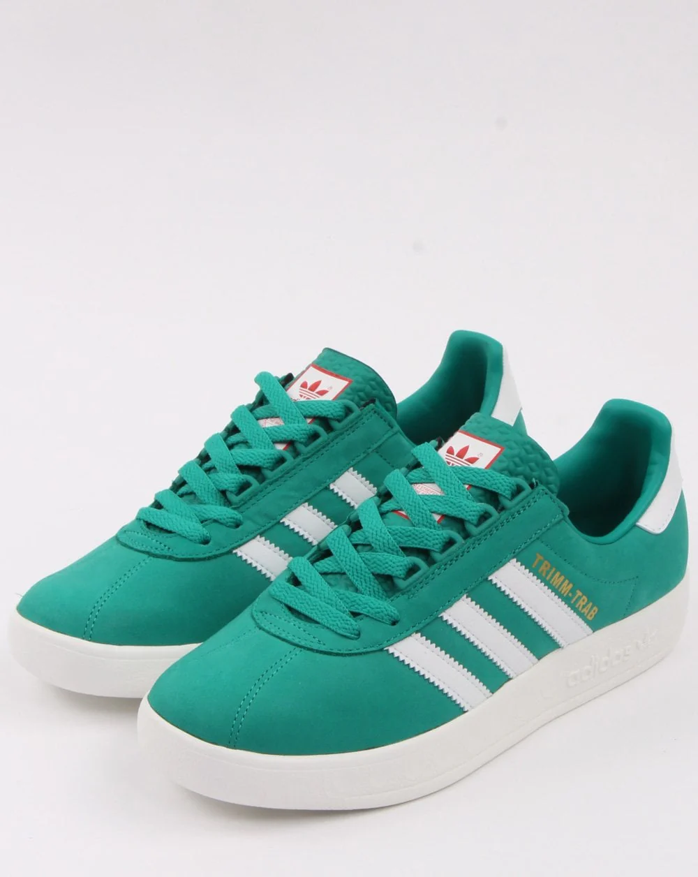 Adidas Trimm Trab Trainers Glory Green/White - Image 3