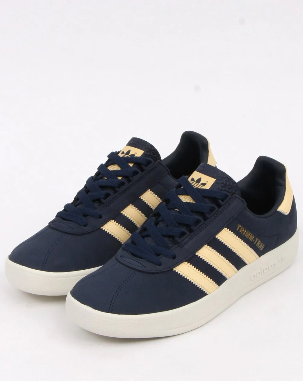 Adidas Trimm Trab Trainers Navy/Soft Yellow - Image 4
