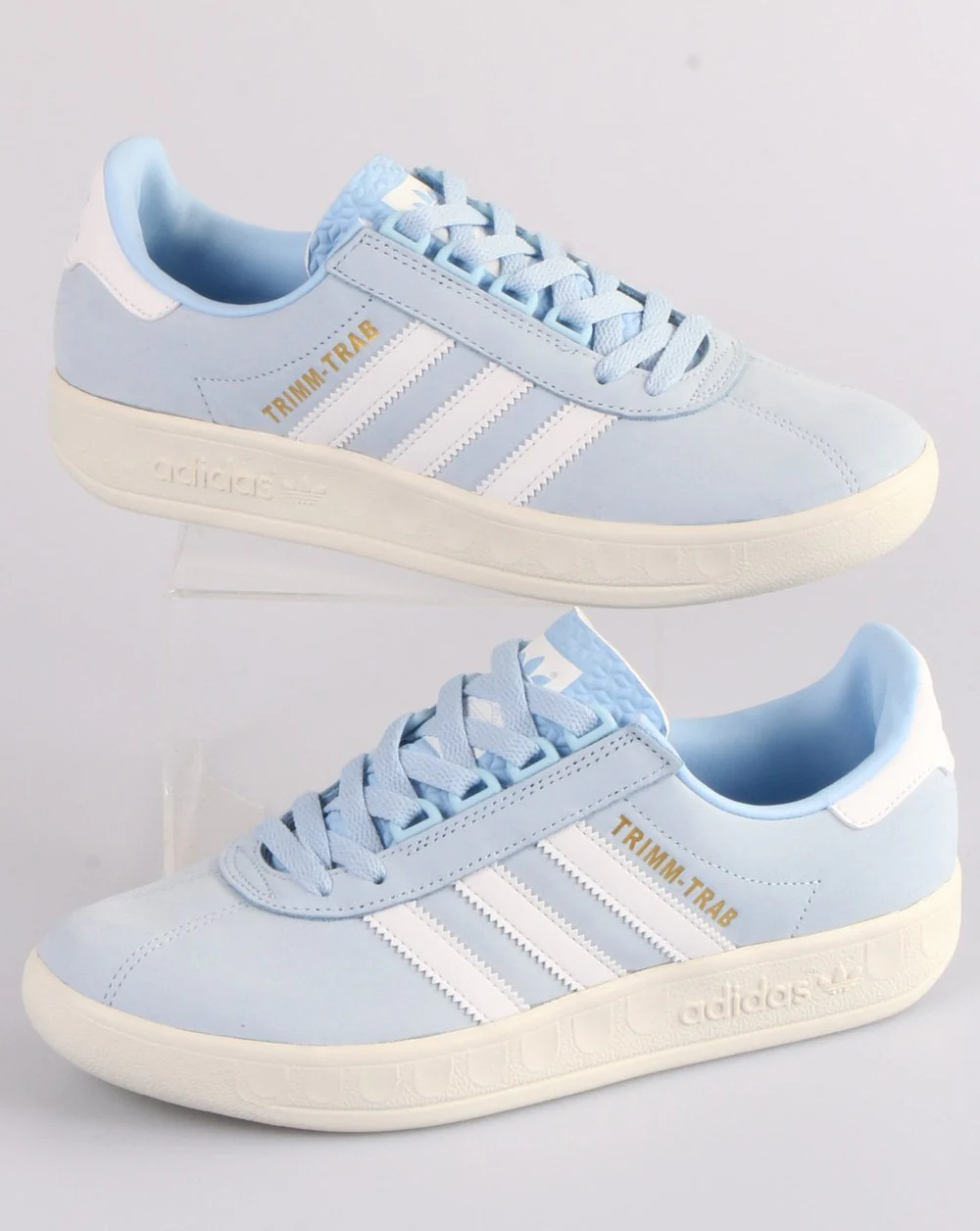 Adidas Trimm Trab Trainers Sky Blue/White - Image 2