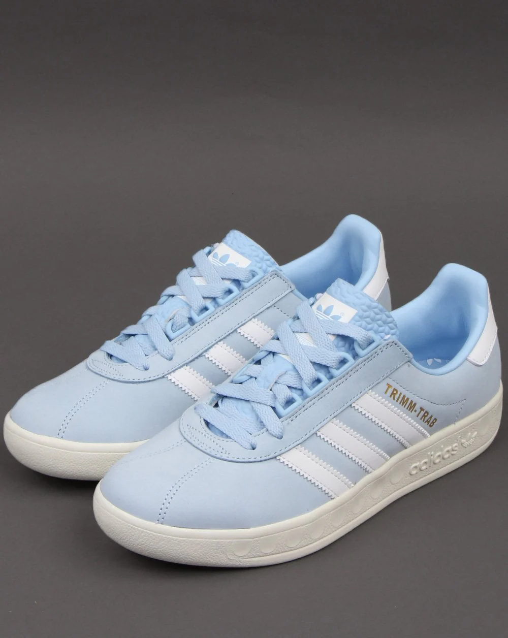 Adidas Trimm Trab Trainers Sky Blue/White - Image 5
