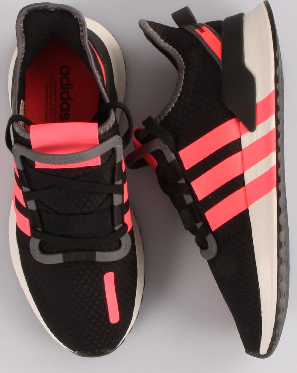 Adidas U_path Run Trainers Black/Flash Red - Image 2