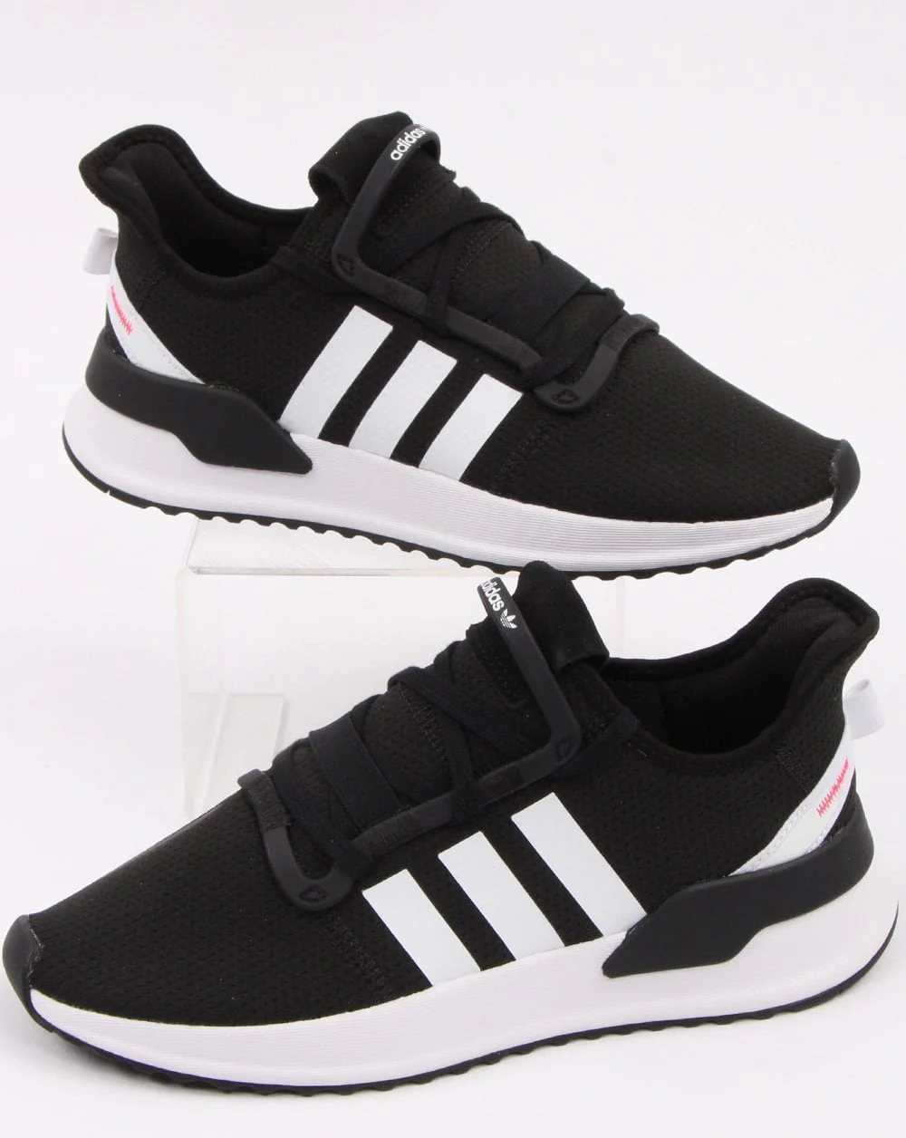 Adidas U_path Run Trainers Black/White/Shock Red