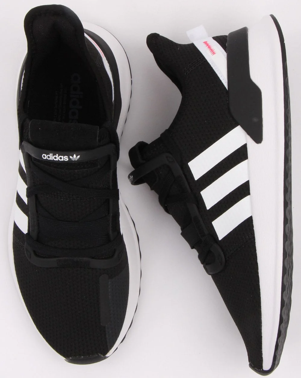 Adidas U_path Run Trainers Black/White/Shock Red - Image 2