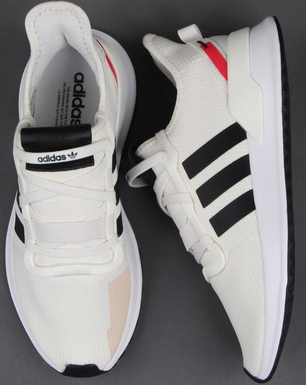 Adidas U_path Run Trainers Off White/black/shock Red - Image 2