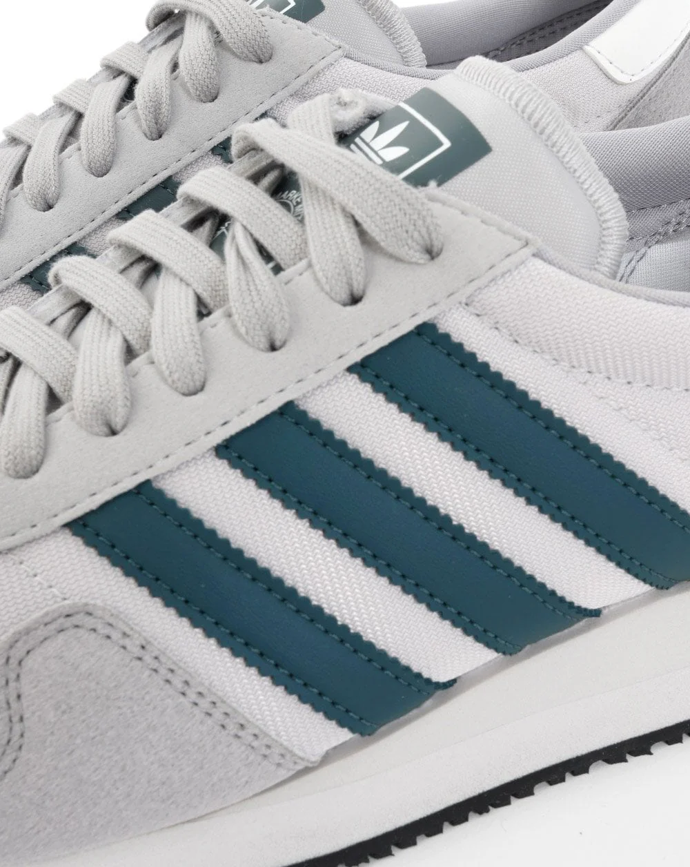 Adidas USA 84 Trainers Crystal White/Grey/Teal - Image 3