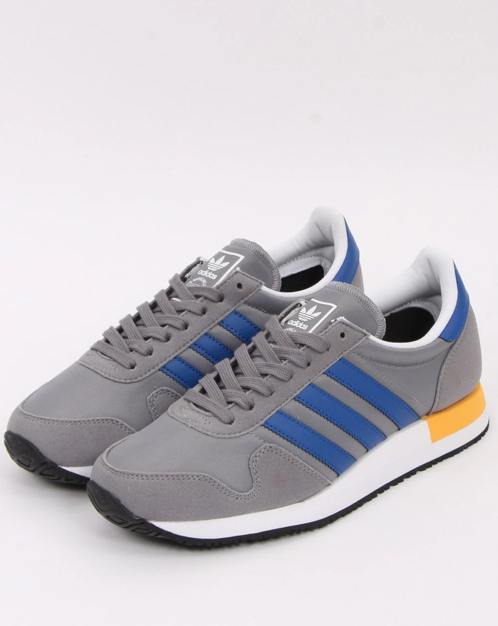 Adidas USA 84 Trainers Grey/Royal - Image 3