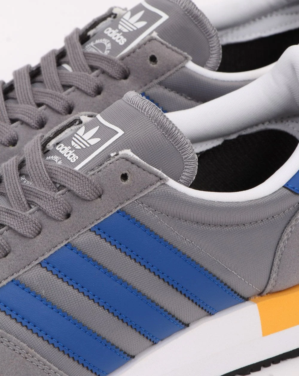 Adidas USA 84 Trainers Grey/Royal - Image 4