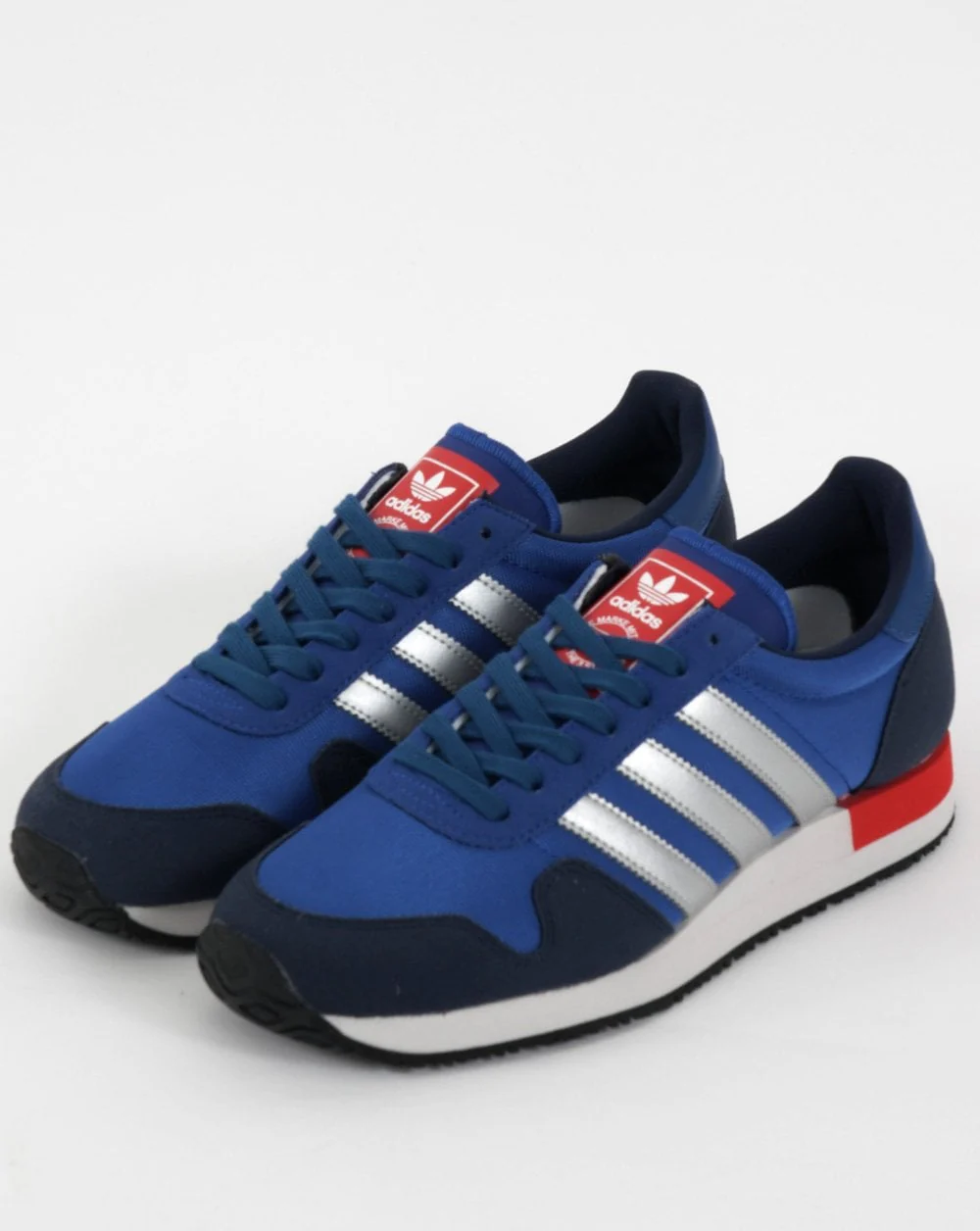 Adidas USA 84 Trainers Royal/Silver/Navy