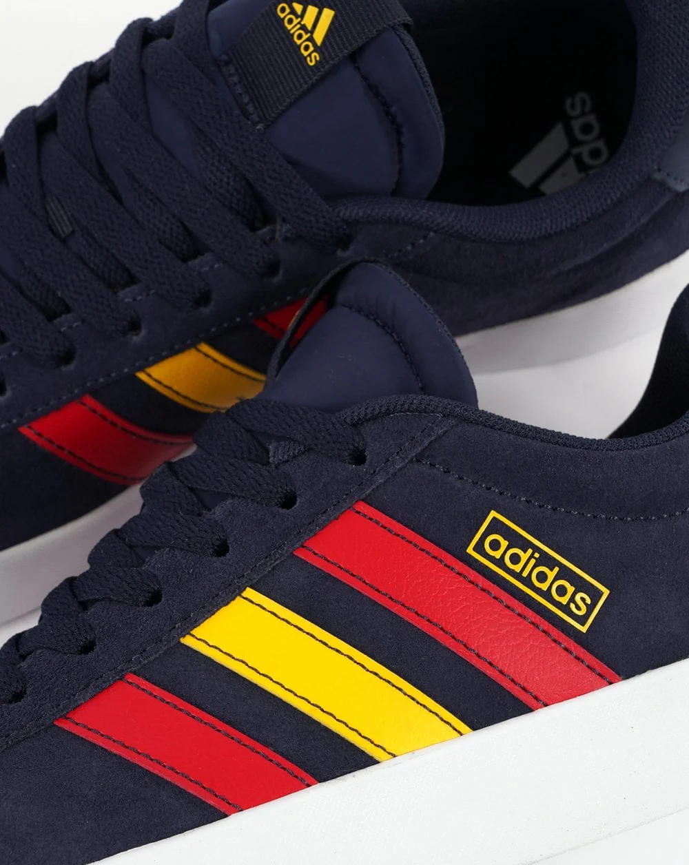 Adidas VL Court 3.0 Trainers Navy Red Gold - Image 3