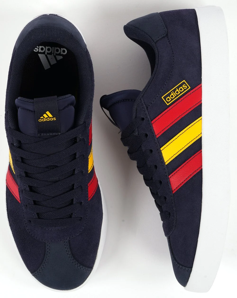 Adidas VL Court 3.0 Trainers Navy Red Gold - Image 4