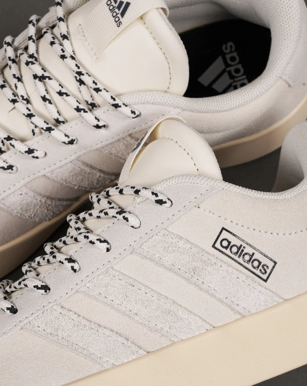 Adidas VL Court 3.0 Trainers Off White/Ivory - Image 3