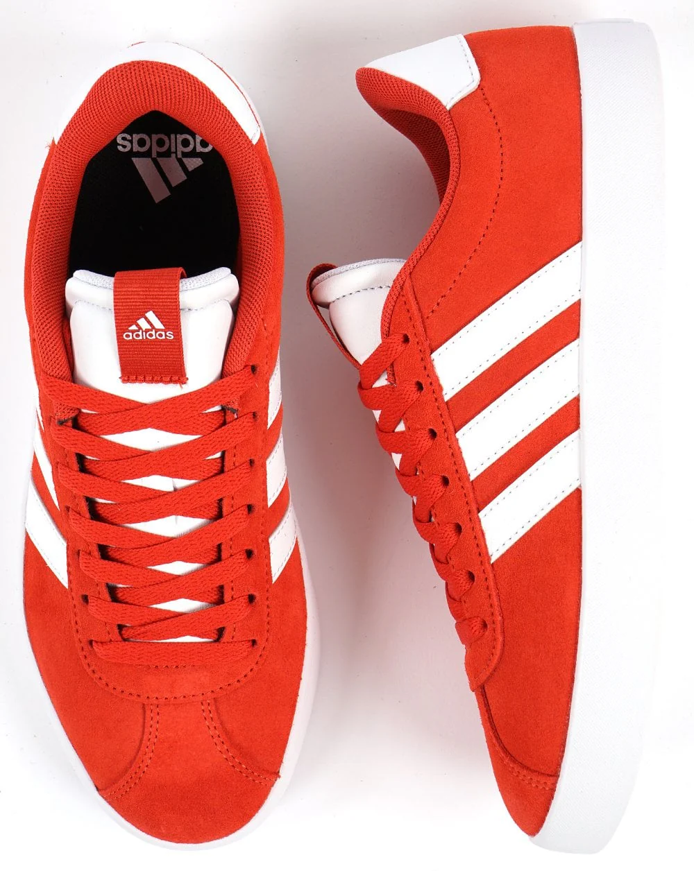 Adidas VL Court 3.0 Trainers Pre Loved Red/White - Image 4