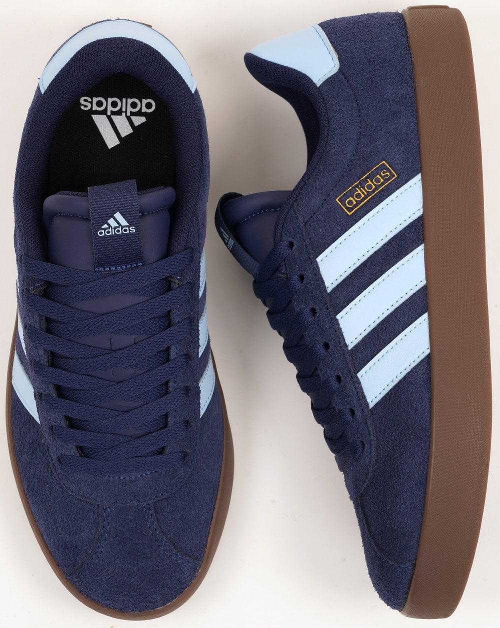 Adidas VL Court Trainers Navy Sky - Image 4