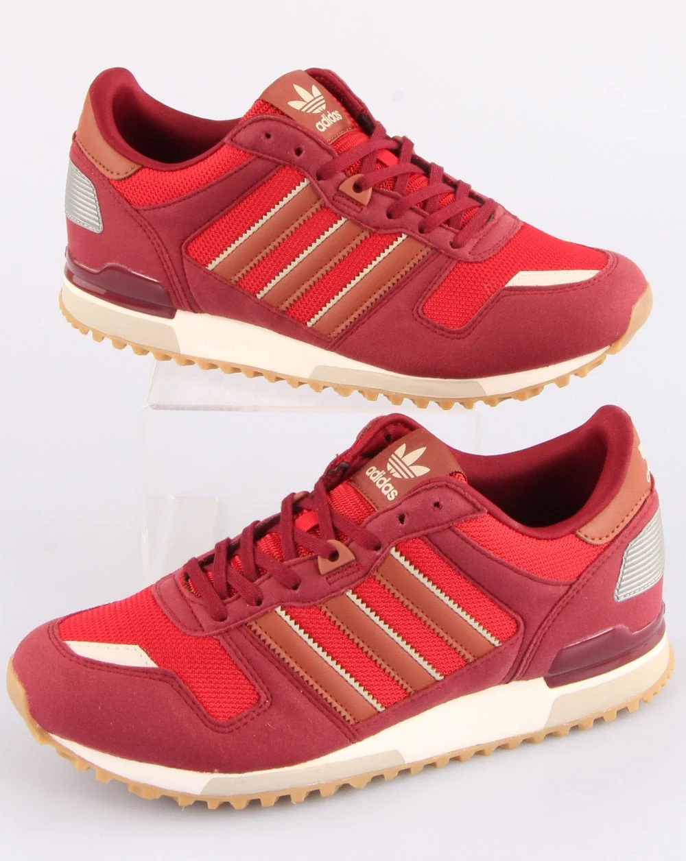 Adidas Zx 700 Trainers Scarlet Red/Sepia