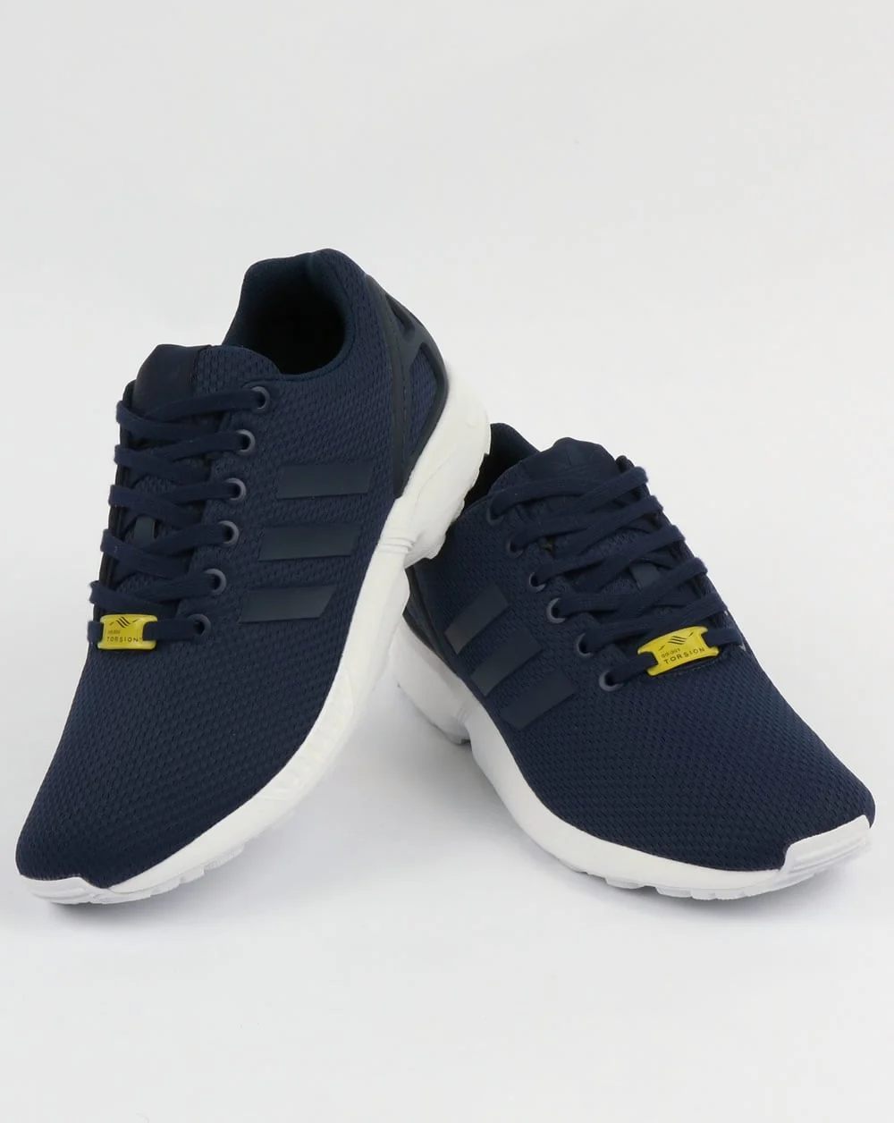Adidas ZX Flux Trainers New Navy/White - Image 3