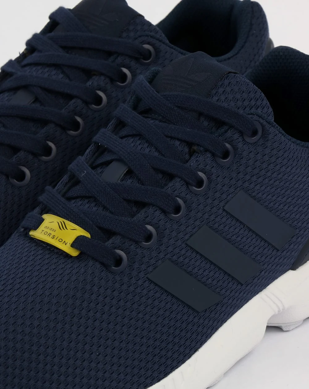 Adidas ZX Flux Trainers New Navy/White - Image 4