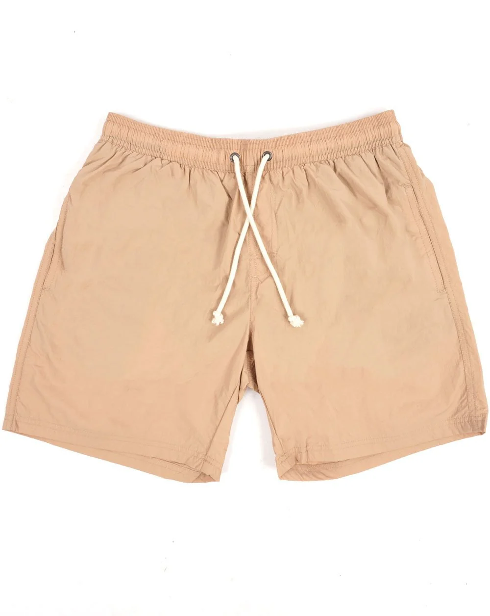 Aquascutum Check Pocket Swim Shorts Beige - Image 2