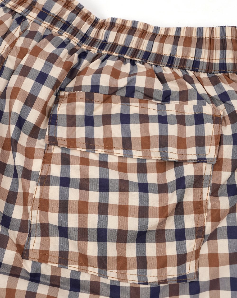 Aquascutum Classic Check Swim Shorts Check - Image 3